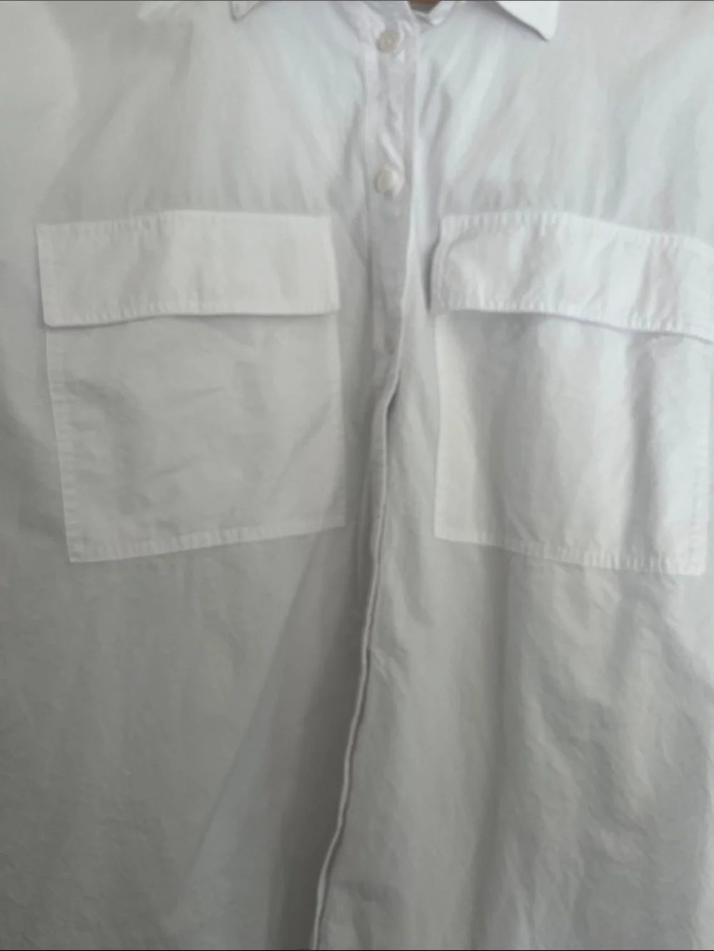 Madewell Oversized Button-Up Dress Shirt Size XL - Picture 3 of 7
